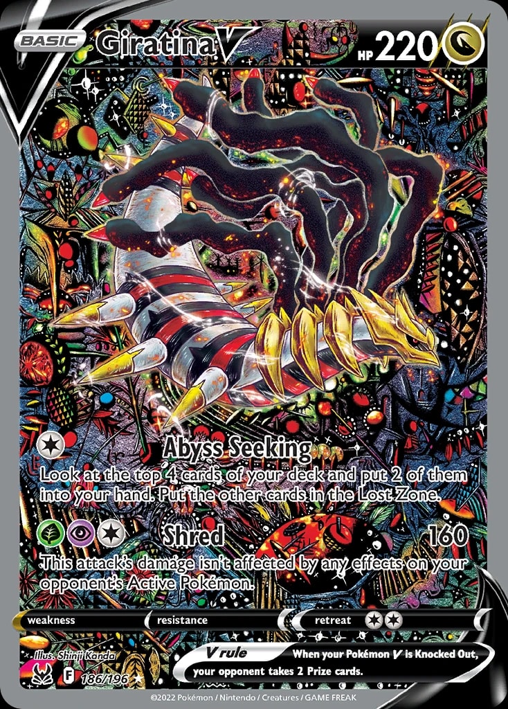 Giratina V, Lost Origin 186/196