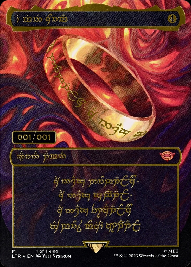 The One Ring, The Lord of the Rings 001/001